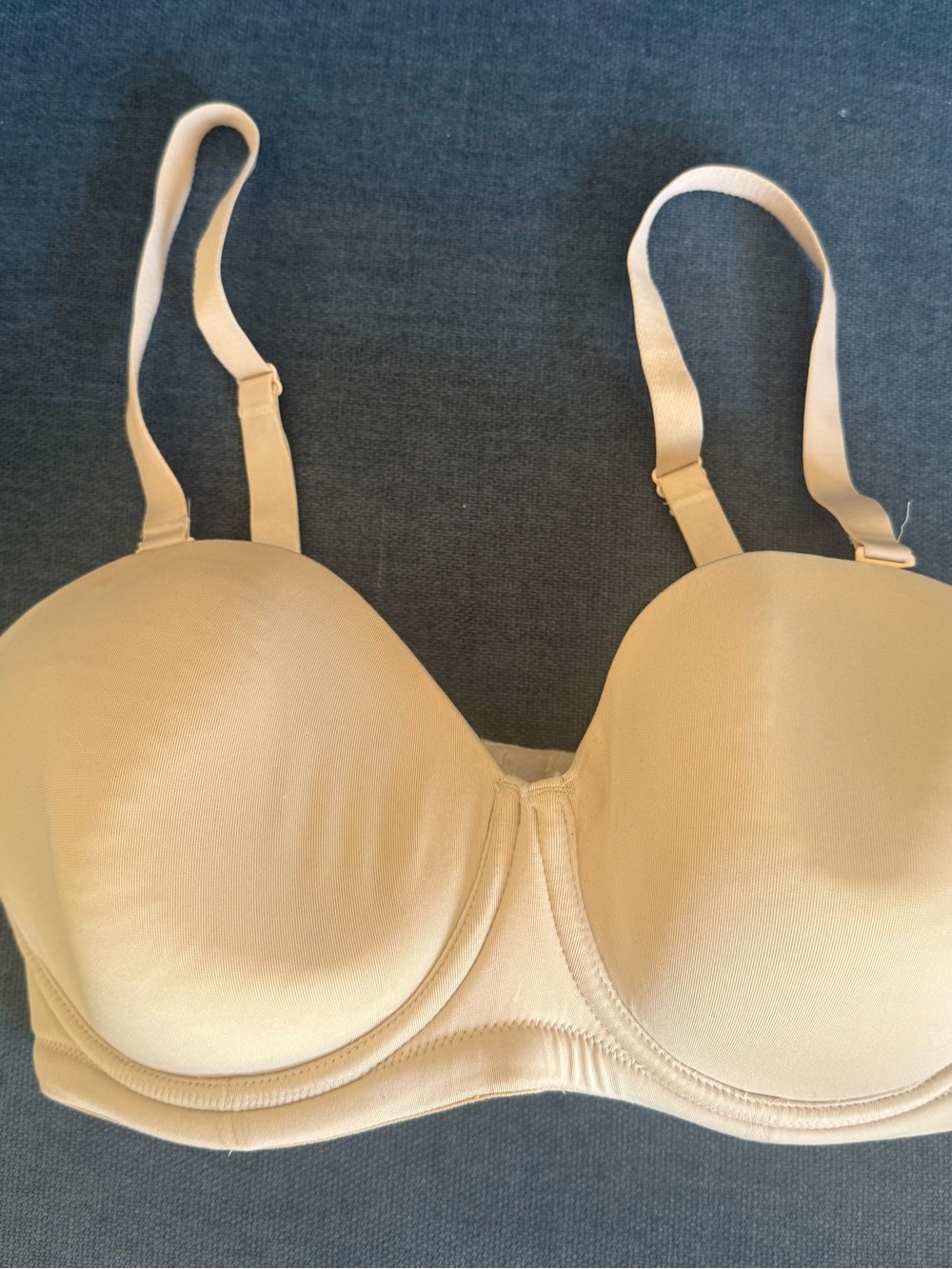 Wacoal Beige Convertible Strapless/Strap Bra 34G